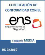 Certificate of Conformity with the ENS (National Security Framework)