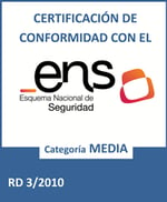 Certificação de conformidade com o ENS (Esquema Nacional de Segurança)