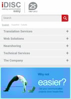 New iDISC website