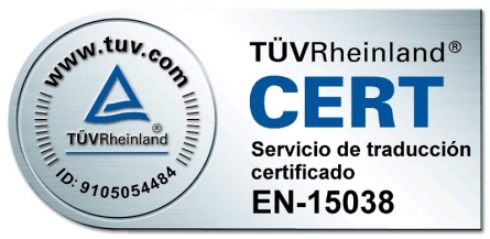Certificación EN-15038