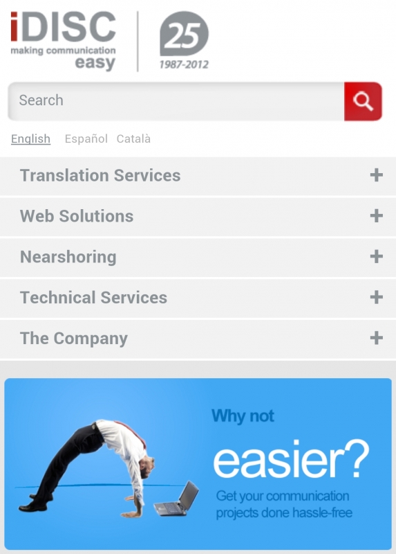 Novo site iDISC