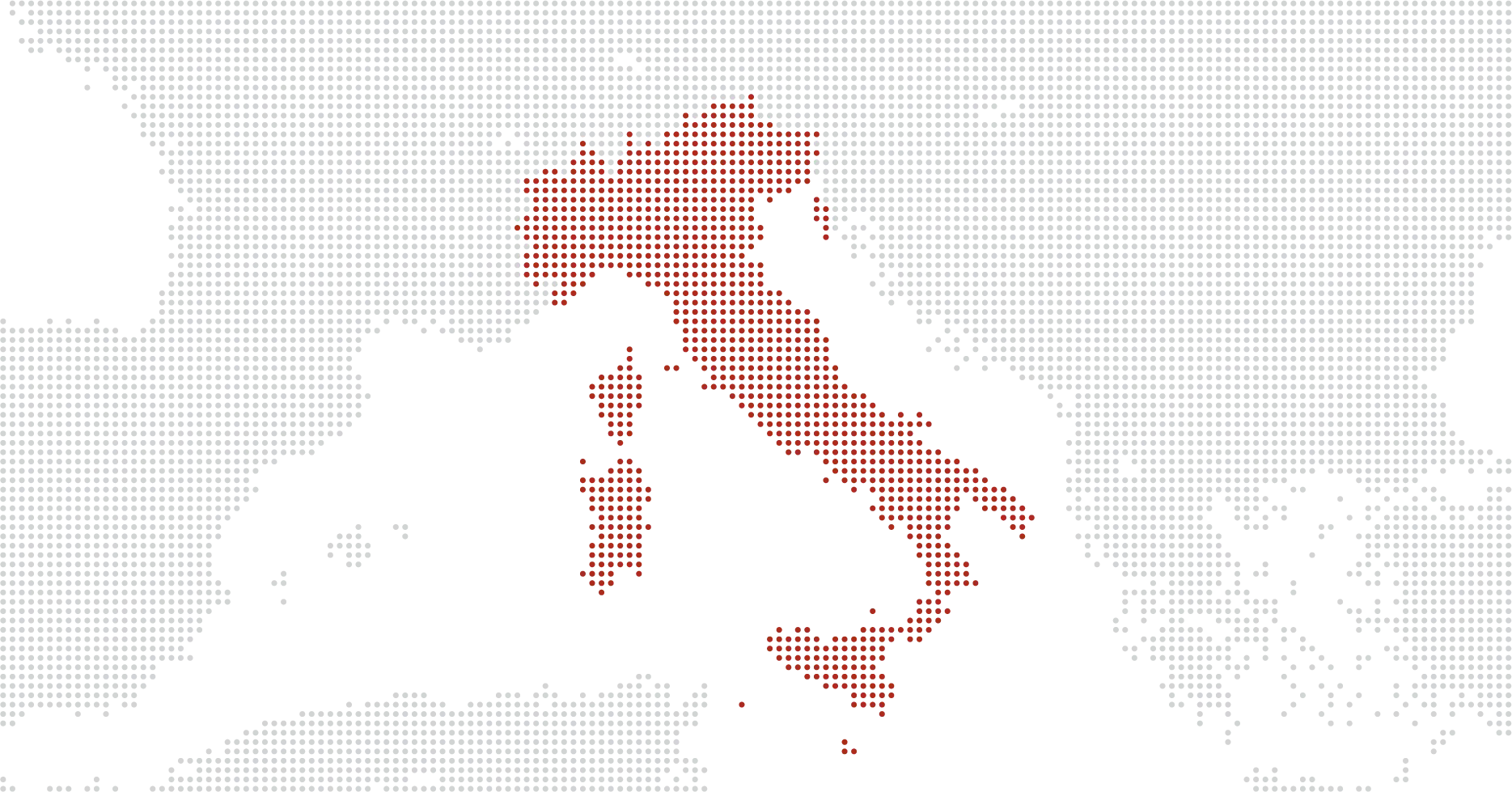 Map where Italian is spoken
